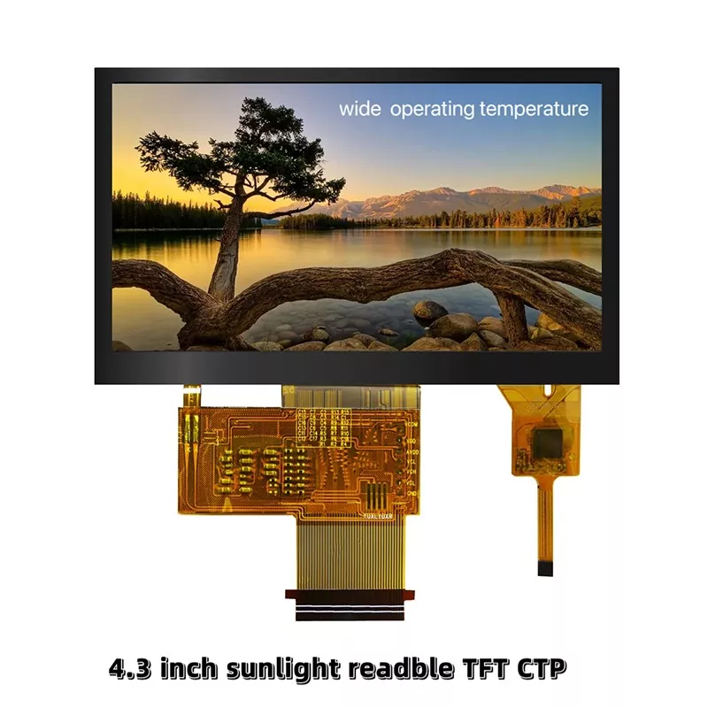 Modul TFT de temperatură largă de 4,3 inci cu ecran tactil