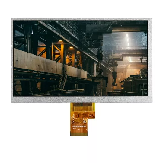 7 inch 1024 × 600 în mod normal modul LCD TFT alb
