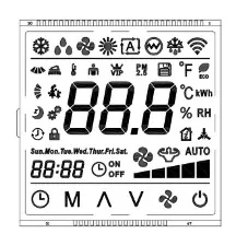 VA Modul LCD negativ